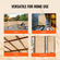 VEVOR 2-pack Reed Fence Landscaping Privacy Blind Fence Screen 16,4&#039; x 4&#039;