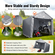 VEVOR Portable Storage Shelter Garage Storage Shel 7 x 12 x 7,36ft &amp; Zipper Door