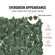 VEVOR Ivy Privacy Fence, 2440 x 1830 mm Τεχνητή πράσινη οθόνη τοίχου, Greenery Ivy Fence με ενισχυμένη άρθρωση, Faux Hedges Διακόσμηση αμπελόφυλλων για εξωτερικό κήπο, αυλή, μπαλκόνι, διακόσμηση βεράντας