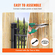 VEVOR Natural Bamboo Slat Screening Privacy Φράχτης Bamboo Slat 3 ft H x 19,6 ft L