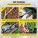 6x300 ft Heavy Duty PP Woven Weed Barrier Landscape Ground Cover 2,4Oz