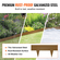 VEVOR Steel Landscape Borders, 10-pack Steel Garden Borders, 39,6&quot; L x 2&quot; H strips, Hammer-in Hording Border, Bendable Metal Landscape Borders for Yard, Garden, Spike ύψος 2,5&quot;, Rustic Brown