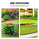 VEVOR Steel Landscape Borders, 10-pack Steel Garden Borders, 39,6&quot; L x 2&quot; H strips, Hammer-in Hording Border, Bendable Metal Landscape Borders for Yard, Garden, Spike ύψος 2,5&quot;, Rustic Brown