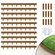 VEVOR Steel Landscape Borders, 10-pack Steel Garden Borders, 39,6&quot; L x 2&quot; H strips, Hammer-in Hording Border, Bendable Metal Landscape Borders for Yard, Garden, Spike ύψος 2,5&quot;, Rustic Brown