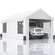 VEVOR Carport, Heavy Duty Caropy 10x20ft, Υπαίθριο κάλυμμα γκαράζ με αφαιρούμενα πλευρικά τοιχώματα, αναδιπλούμενα αεριζόμενα παράθυρα &amp; πόρτες, ανθεκτικό στην υπεριώδη ακτινοβολία αδιάβροχο μουσαμά για αυτοκίνητο, φορτηγό, σκάφος, λευκό