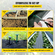 VEVOR 3FTx50FT Premium Weed Barrier Fabric Heavy Duty 5OZ, Υφαντό ύφασμα ελέγχου ζιζανίων, Υψηλή διαπερατότητα κατάλληλο για παρτέρια, ύφασμα γεωύφασμα για το υπόστρωμα, κάλυμμα εδάφους από πολυαιθυλένιο