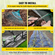 VEVOR Weed Barrier Landscape Fabric, 5 x 250 ft, 5 Oz Premium Woven Ground Cover Heavy Duty PP Υλικό &amp; εύκολη εγκατάσταση, μονής στρώσης για υπαίθριο κήπο, γκαζόν, δρόμο, μαύρο