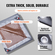 VEVOR Tarp Αδιάβροχο 12x20 ft, Πλαστικό κάλυμμα Poly Tarp 10 Mil, Πολλαπλών χρήσεων στο σκίσιμο UV και ανθεκτικό στη θερμοκρασία μουσαμά εξωτερικού χώρου με ενισχυμένους δακτύλιους υψηλής αντοχής (ασημί/καφέ)