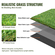 VEVOR Τεχνητό γρασίδι, 5 x 10 ft Rug Green Turf, 1,38&quot; ψεύτικο χαλάκι πόρτας Διακόσμηση γκαζόν εξωτερικού χώρου, εύκολο να καθαριστεί με οπές αποστράγγισης, ιδανικό για πατάκια ξύστρα για σκύλους εσωτερικού χώρου εισόδου πολλαπλών χρήσεων
