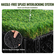 VEVOR Τεχνητό γρασίδι Πλακάκια Interlocking Turf Deck Set, 9 Pack 305x305 mm, Διακοσμητικό μαξιλαράκι δαπέδου από συνθετικό ψεύτικο γρασίδι αυτοστραγγιζόμενο, ιδανικό για ξύστρες σκύλων πολλαπλών χρήσεων για εσωτερική είσοδο εξωτερικού χώρου