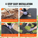 VEVOR Non Woven Geotextile Fabric Under Gravel, 10x100FT 8OZ Driveway Fabric Landscape Fabric, Heavy Duty Weed Barrier Fabric, Ground Cover Weed Control Fabric, French Drains Drainage Fabric, μαύρο