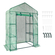 VEVOR Walk-in Green House, 4,6 x 2,4 x 6,7 ft Θερμοκήπιο με ράφια, ρύθμιση σε λίγα λεπτά, κάλυμμα PE υψηλής αντοχής με πόρτες και παράθυρα και ατσάλινο πλαίσιο, κατάλληλο για φύτευση και αποθήκευση, πράσινο