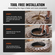 VEVOR Fire Pit Ring με BBQ Fire Ring 40 ιντσών εξωτερικό ατσάλι DIY Campfire Firepit