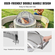 Καπάκι οθόνης VEVOR Firepit Spark, διάμετρος 914,4 mm, Στρογγυλά αξεσουάρ κάλυμμα δακτυλίου πυρκαγιάς εξωτερικού χώρου, μεταλλικό κάλυμμα πυροσβεστικού λάκκου, καλύμματα πυροσβεστικού δακτυλίου από ανοξείδωτο χάλυβα που ανοίγουν εύκολα για υπαίθριες αυλές πυροσβεστήρων