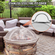 VEVOR Fire Pit Spark Screen Round 27&quot;, Ενισχυμένο μεταλλικό κάλυμμα βαρέως τύπου από χάλυβα, καπάκι εξωτερικού χώρου πυροσβεστήρων, επάνω καλύμματα οθόνης που ανοίγουν εύκολα στρογγυλά με λαβή δακτυλίου για υπαίθρια αυλή πυροσβεστήρων στην πίσω αυλή