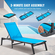 VEVOR Chaise Lounge Καρέκλα Εξωτερικού Patio Lounge με ρυθμιζόμενη 5 θέσεων