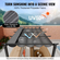 VEVOR 10&#039;x13&#039; Outdoor Retractable Pergola with Sun Shade Canopy Αλουμίνιο Γκρι