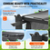 VEVOR 10&#039;x13&#039; Outdoor Retractable Pergola with Sun Shade Canopy Αλουμίνιο Γκρι