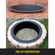 Δαχτυλίδι VEVOR Fire Pit Δαχτυλίδι 45 ιντσών Fire Pit Pan Δαχτυλίδι τζάκι από συμπαγές χάλυβα βαρέως τύπου Δαχτυλίδι/επένδυση για φωτιά στο τζάκι Έδαφος για υπαίθριο κάμπινγκ