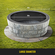 Δαχτυλίδι VEVOR Fire Pit Δαχτυλίδι 45 ιντσών Fire Pit Pan Δαχτυλίδι τζάκι από συμπαγές χάλυβα βαρέως τύπου Δαχτυλίδι/επένδυση για φωτιά στο τζάκι Έδαφος για υπαίθριο κάμπινγκ