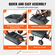 VEVOR Poly Garden Dump Cart Βαρέως τύπου καρότσια και βαγόνια 4 cu.ft 600 lbs