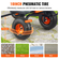 VEVOR Poly Garden Dump Cart Heavy-ty Yard Carts and Wagons 800 lbs 10&quot; Ελαστικά