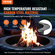 VEVOR Fire Pit Ring Round 44 inch Outer Steel Liner DIY Firepit Ring Campfire