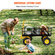 VEVOR Steel Garden Cart, Heavy Duty 1200 lbs, με αφαιρούμενες πλευρές πλέγματος για μετατροπή σε επίπεδη επιφάνεια, μεταλλικό βαγόνι με λαβή 2 σε 1 και 13 σε ελαστικά, ιδανικό για κήπο, αγρόκτημα, αυλή
