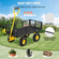 VEVOR Steel Garden Cart, Heavy Duty 500 lbs, με αφαιρούμενες πλευρές πλέγματος για μετατροπή σε επίπεδη επιφάνεια, Utility μεταλλικό βαγόνι με περιστρεφόμενη λαβή 180° και ελαστικά 10 in, ιδανικό για κήπο, αγρόκτημα, αυλή