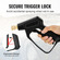 Πιστόλι VEVOR Short Pressure Washer Gun, 4000 PSI High Power Washer Spay Gun, M22-14 mm / M22-15 / 3/8&#039;&#039; Εισόδου &amp; Εξόδου 1/4&#039;&#039; Εύκαμπτο πιστόλι αφρού, Λαβή πλύσης πίεσης με 5 έγχρωμα ακροφύσια γρήγορης σύνδεσης