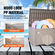 VEVOR Deck Box, 120 Gallon, 56,3&quot; x 26,6&quot; x 23,8&quot; Κουτί αποθήκευσης εξωτερικού χώρου, αδιάβροχο PP Deckbox με λουκέτο από κράμα αλουμινίου, για έπιπλα βεράντας, εργαλεία κήπου, παιχνίδια πισίνας, μαξιλάρια εξωτερικού χώρου, γκρι