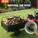 VEVOR Heavy Duty ATV Trailer Steel Dump Cart, 750-Pound 15 Cubic Feet, Garden Utility Trailer with αφαιρούμενες πλευρές για ιππασία χλοοκοπτικού τρακτέρ