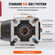 VEVOR αντλία πλύσης πίεσης 3/4&quot; Άξονας Horizontal Triplex Plunger 3300 PSI 2,5GPM