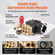 VEVOR αντλία πλύσης πίεσης 3/4&quot; Άξονας Horizontal Triplex Plunger 3300 PSI 2,5GPM