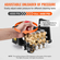 VEVOR αντλία πλύσης πίεσης 1&quot; Shaft Horizontal Triplex Plunger 4400 PSI 4,4GPM