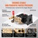VEVOR αντλία πλύσης πίεσης 1&quot; Shaft Horizontal Triplex Plunger 4300 PSI 4,4GPM