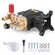 VEVOR αντλία πλύσης πίεσης 1 in Shaft Horizontal Triplex Plunger 4000 PSI 4.0GPM