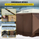 Σκηνή με οθόνη VEVOR Gazebo, 10 x 10 πόδια, 6 όψεων αναδυόμενη σκηνή με κουβούκλιο για κάμπινγκ με δίχτυα παράθυρα, φορητή τσάντα μεταφοράς, στάχτες εδάφους, σκηνές μεγάλης σκιάς για υπαίθριο κάμπινγκ, γκαζόν και αυλή
