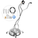 VEVOR Surface Cleaner 21 Inch Pressure Flat Surface Cleaning 4000 PSI Max Working Pressure Flat Surface Cleaner Από ανοξείδωτο ατσάλι Καθαριστικό περιστρεφόμενων επιφανειών με ρόδες Power Washer Scrubber δαπέδου