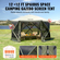 VEVOR Pop-up Gazebo Tent Pop-Up Screen Σκηνή 6 όψεων με κουβούκλιο Πράσινο καταφύγιο