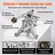 Αντλία VEVOR Pressure Washer 7/8&quot; Shaft Vertical 3100 PSI 2.5GPM με 5 ακροφύσια