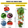 VEVOR Tomato Cages, 14,6 \&quot; x 14,6\&quot; x 39,4\&quot;, 3 Packs Κλουβιά ντομάτας για κήπο, τετράγωνα κλουβιά στήριξης φυτών βαρέως τύπου, πράσινοι πύργοι ντομάτας από χάλυβα με επικάλυψη PVC για αναρρίχηση λαχανικών, φυτών, λουλουδιών, φρούτων