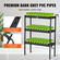 VEVOR Hydroponics Growing System 108 Sites 3-Layer Hydroponic Grow Kit Σωλήνες PVC