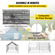 VEVOR Chicken Coop, 87&quot; x 41,7&quot; x 41&quot;, Rabbit Run Enclosure Stand με αδιάβροχο και αντιηλιακό κάλυμμα για εξωτερικούς χώρους, εσωτερικούς χώρους, αυλή και φάρμα, μεταλλικό κλουβί για παρκοκρέβατο κατοικίδιων για μικρά ζώα, πάπια, κότα