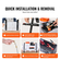 VEVOR ATV Sprayer 60 L/15,9 Gal ATV/UTV Spot Sprayer with A Nozzle Boom 1,9 GPM