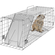 VEVOR Live Animal Cage Trap, 24&quot; x 8&quot; x 8&quot; Humane Cat Trap Γαλβανισμένο Σίδερο, Πτυσσόμενη Παγίδα Ζώων με Λαβή για κουνέλια, αδέσποτες γάτες, σκίουρους, ρακούν, αγριόχοιρους και οπόσουμ