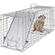 VEVOR Live Animal Cage Trap, 31&quot; x 10&quot; x 12&quot; Humane Cat Trap Γαλβανισμένο Σίδερο, Πτυσσόμενη Παγίδα Ζώων με Λαβή για κουνέλια, αδέσποτες γάτες, σκίουρους, ρακούν, αγριόχοιρους και οπόσουμ