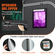 VEVOR 2x4 Grow Tent, 48&#039;&#039; x 24&#039;&#039; x 72&#039;&#039;, High Reflective 2000D Mylar Hydroponic Growing Tent with Observation Window, Tool Bag and Toy Tray for Indoor Indoor Growing Tent