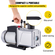 VEVOR αντλία κενού Διπλής βαθμίδας 12CFM 340 L/min Θύρα εισόδου 1/4