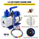 Αντλία κενού VEVOR 4.8CFM Ψύξη HVAC R22 R134A R410A A/C 4 σωλήνες μετρητής πίεσης